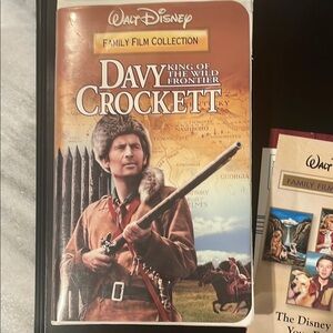 VHS - Walt Disney Davy Crockett Family Film Collection